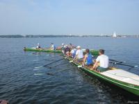 Tagestour Strande mit Ruderklub Flensburg und Dt. Ruderverein Gravenstein 15. August 2015