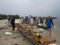 Tagestour Strande mit Ruderklub Flensburg und Dt. Ruderverein Gravenstein 15. August 2015