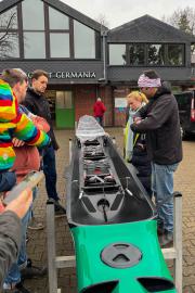 Übergabe Achter an RG Germania von Marc Swienty (Wintech) am 7. Januar 2023