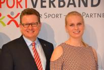 Verleihung des Peter-Petersen-Preises im Haus des Sports an Frieda Hämmerling am 23. Jan. 2017