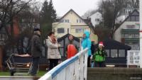 Rudern auf der Kieler Förde am 24. Dezember 2014