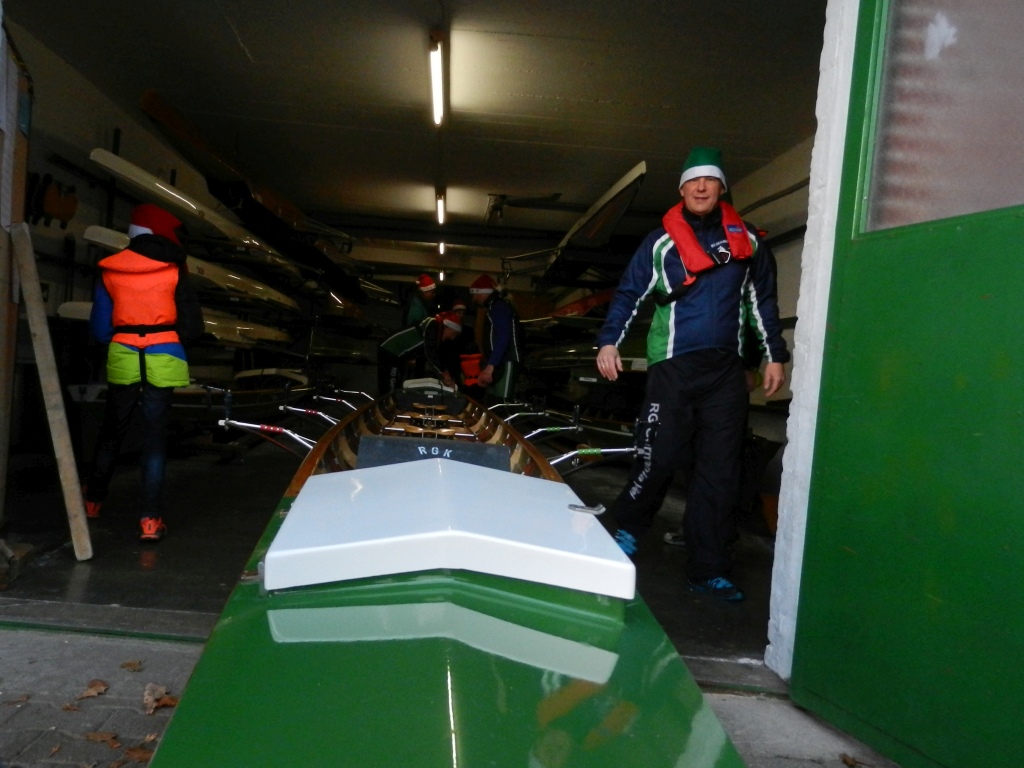 Rudern auf der Kieler Förde am 24. Dezember 2016 Rudern auf der Kieler Förde am 24. Dezember 2016