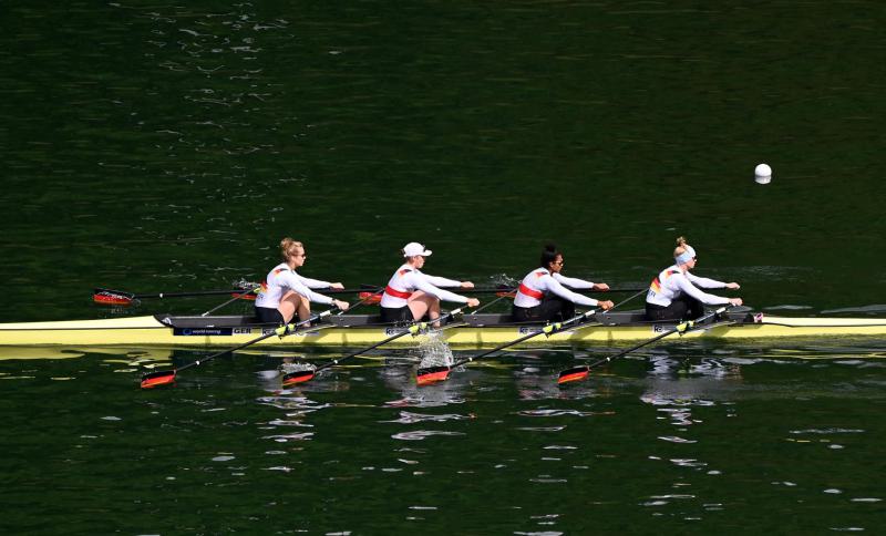Frauen-Doppelvierer beim Weltcup II in Luzern (Schweiz)  vom 21. bis 23. Mai 2021