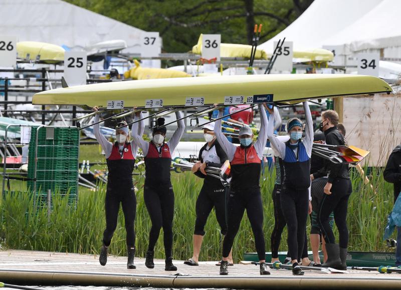 Frauen-Doppelvierer beim Weltcup II in Luzern (Schweiz)  vom 21. bis 23. Mai 2021
