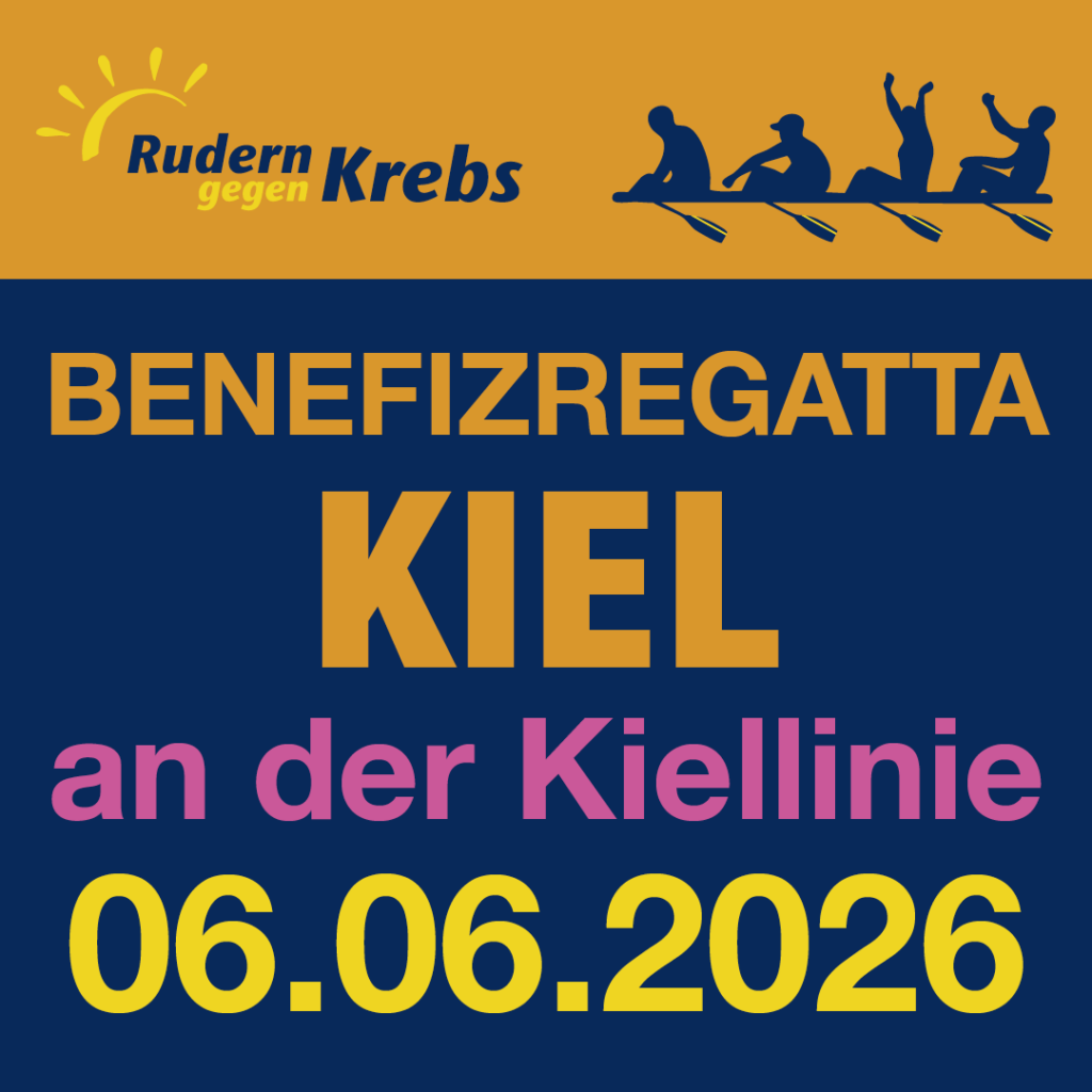 Logo Benefizregatta 'Rudern gegen Krebs' 6.6.2026 in Kiel