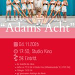Aushang für Filmvorführung "Adams Acht" am 4.11.2026